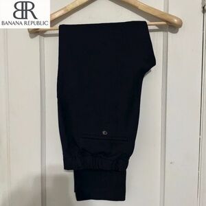 Banana Republic Men's Navy Drawstring Dress Pants | Size: 32S | Color: Navy